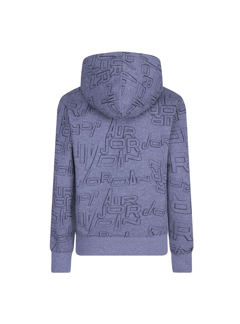 Sudadera Niño Jordan Pull Over Gris