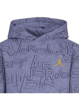 Sudadera Niño Jordan Pull Over Gris