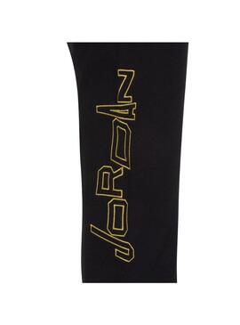 Pantalon Niño Jordan Take Flight Negro Dorado