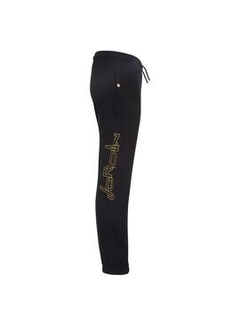 Pantalon Niño Jordan Take Flight Negro Dorado