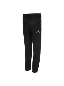 Pantalon Niño Jordan Take Flight Negro Dorado