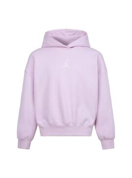 Sudadera Niña Jordan Icon Play Rosa