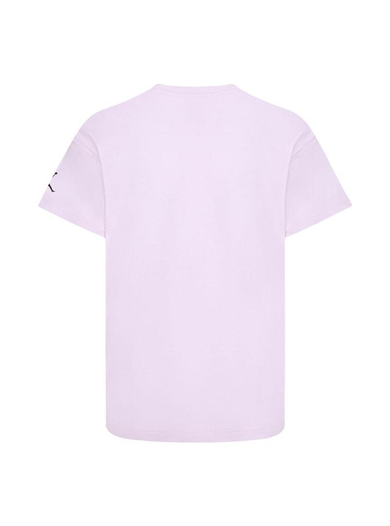 Camiseta Niña Jordan Basic Rosa