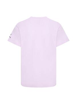 Camiseta Niña Jordan Basic Rosa