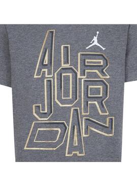 Camiseta Niño Jordan Basic Gris