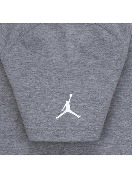 Camiseta Niño Jordan Basic Gris