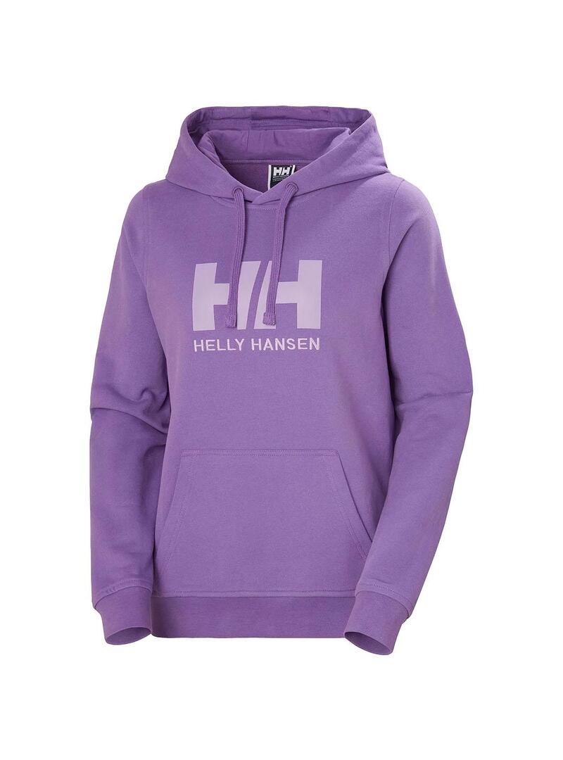 Sudadera Mujer HH Logo Hoodie Morada