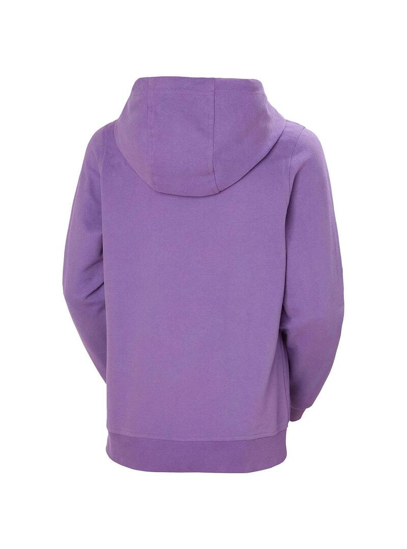 Sudadera Mujer HH Logo Hoodie Morada