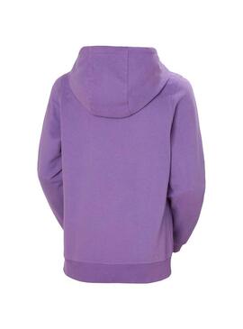 Sudadera Mujer HH Logo Hoodie Morada