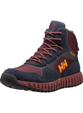 Bota Hombre HH Monashee Ullr Marino Granate