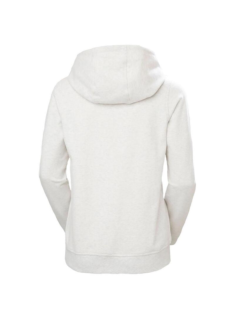 SUDADERA HELLY HANSEN MUJER W HH LOGO HOODIE GRIS