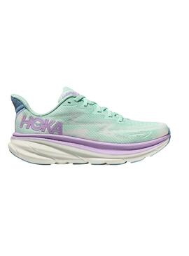 Zapatilla Mujer Hoka Clifton 9 Turquesa/Lila