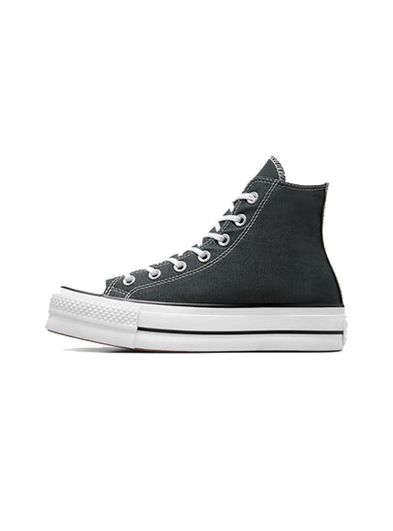 Zapatilla Mujer Converse Ctas Lift Hi Verde (gris)