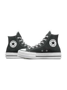 Zapatilla Mujer Converse Ctas Lift Hi Verde (gris)