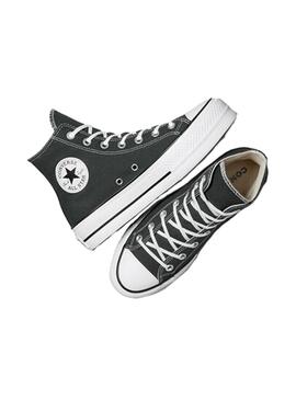 Zapatilla Mujer Converse Ctas Lift Hi Verde (gris)