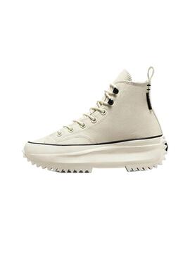 Zapatilla Mujer Converse Run Star Beige Piel