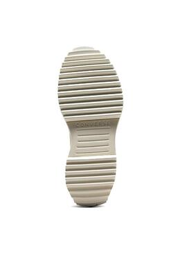 Zapatilla Mujer Converse Run Star Beige Piel