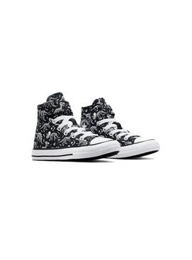 Zapatilla Niñ@ Converse Ctas Easy-On Negra Print