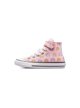 Zapatilla Niña Converse Ctas Easy-On Rosa Arcoiris