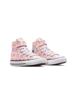 Zapatilla Niña Converse Ctas Easy-On Rosa Arcoiris