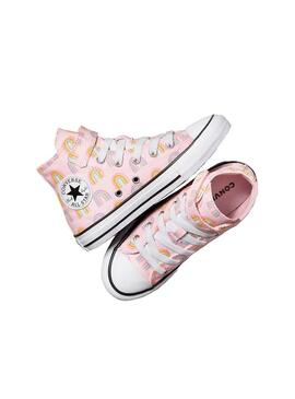 Zapatilla Niña Converse Ctas Easy-On Rosa Arcoiris