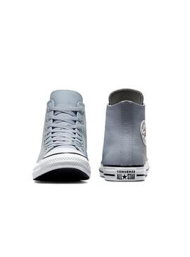 Zapatilla Unisex Converse Ctas Hi Leather Azul