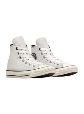 Zapatilla Converse Unisex Ctas Hi Pale Gris