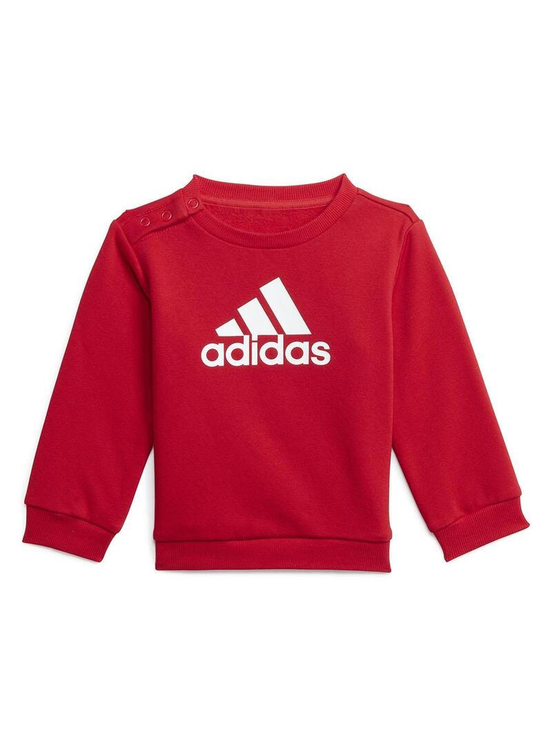 Conjunto Niño adidas Bos Logo Rojo/Negro