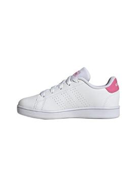 Zapatilla Niña adidas Advantage Blanco/Rosa