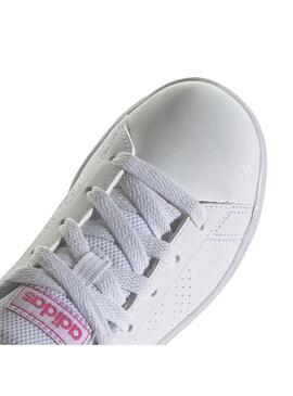 Zapatilla Niña adidas Advantage Blanco/Rosa