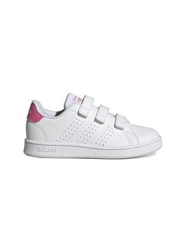 Zapatilla Niña adidas Advantage CF Blanco/Rosa