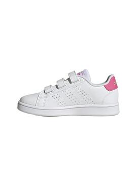 Zapatilla Niña adidas Advantage CF Blanco/Rosa