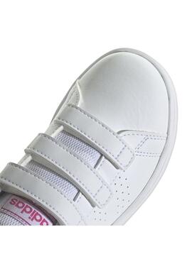 Zapatilla Niña adidas Advantage CF Blanco/Rosa