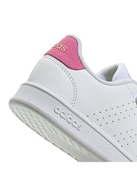 Zapatilla Niña adidas Advantage CF Blanco/Rosa