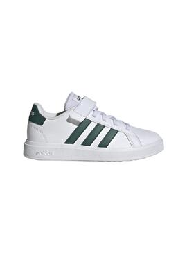 Zapatilla Niño adidas Grand Court 2.0 Blanco Verde