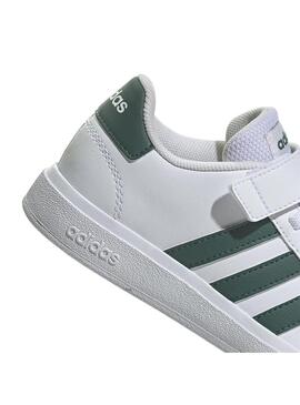 Zapatilla Niño adidas Grand Court 2.0 Blanco Verde