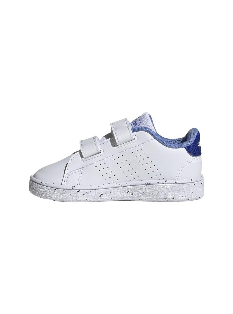 Zapatilla Baby adidas Advantage CF Blanco/Royal