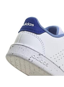 Zapatilla Baby adidas Advantage CF Blanco/Royal