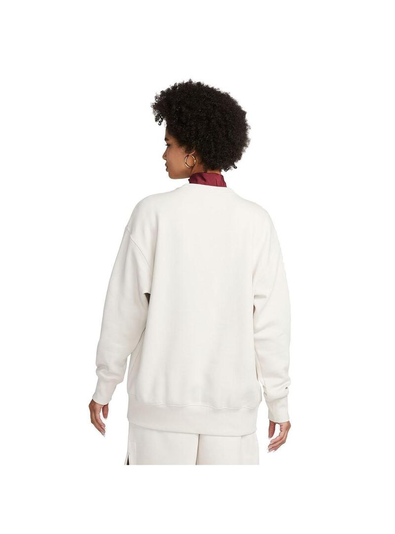 Sudadera Mujer Nike Nsw Phnx Beige