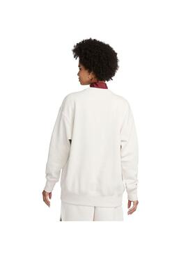 Sudadera Mujer Nike Nsw Phnx Beige