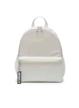 Mini Mochila Unisex Nike Brsla Beige Lila