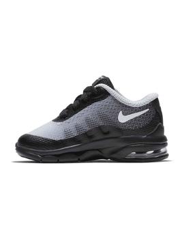 Zapatilla Nike Air Max Invigor Bebe Negro y Gris