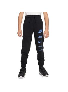Pantalón Niñ@ Nike Nsw Cargo Negro Azul