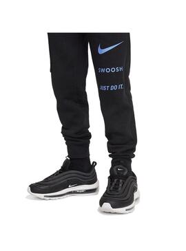 Pantalón Niñ@ Nike Nsw Cargo Negro Azul