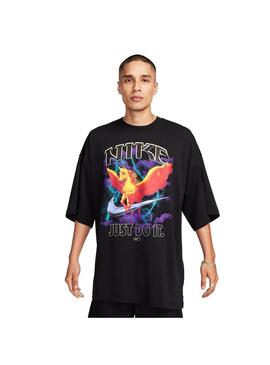 Camiseta Hombre Nike NswNegra Multicolor