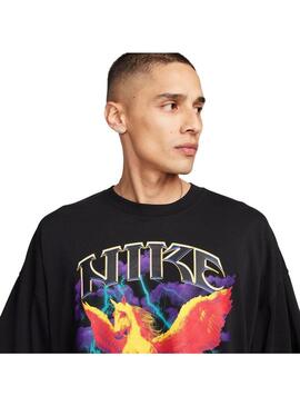 Camiseta Hombre Nike NswNegra Multicolor
