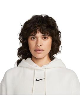Sudadera Mujer Nike Nsw Phnx Blanca