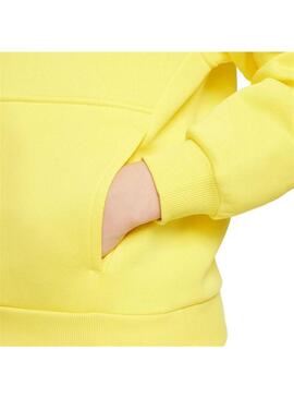 Sudadera Niñ@ Nike Club Flc Amarillo