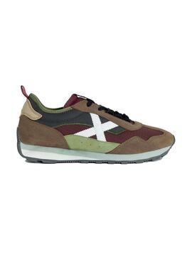 Zapatilla Hombre Munich UM 63 Marron Granate Ver
