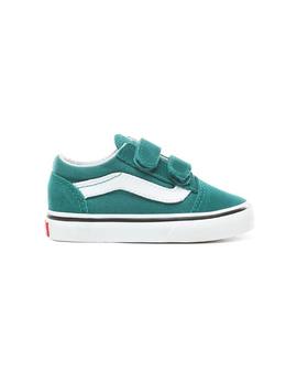 Zapatilla Vans Old Skool Bebé Verde